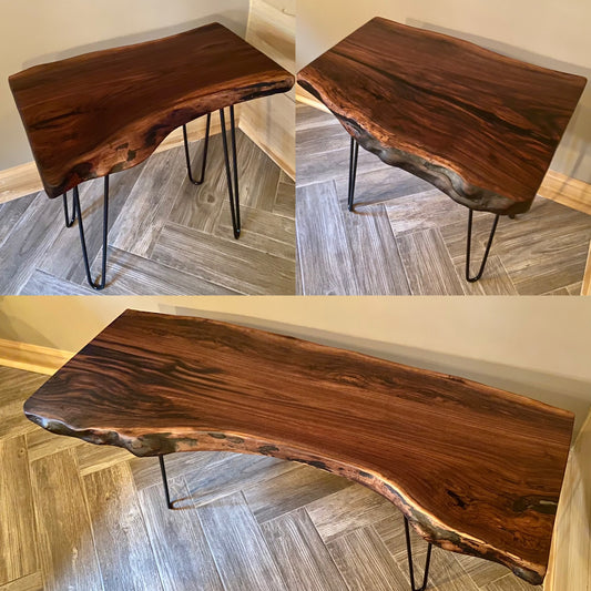 Non-Toxic Finished Black Walnut Coffee Table & End Tables Set (SOLD)