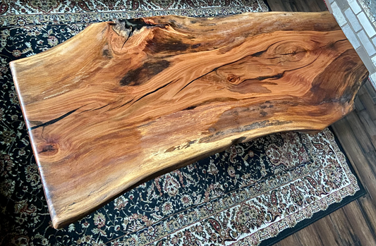 Huge Live Edge Sycamore Coffee Table, Large Wood Coffee Table, Natural Edge Sycamore Maple Coffee Table, Live Edge Maple Sycamore Table