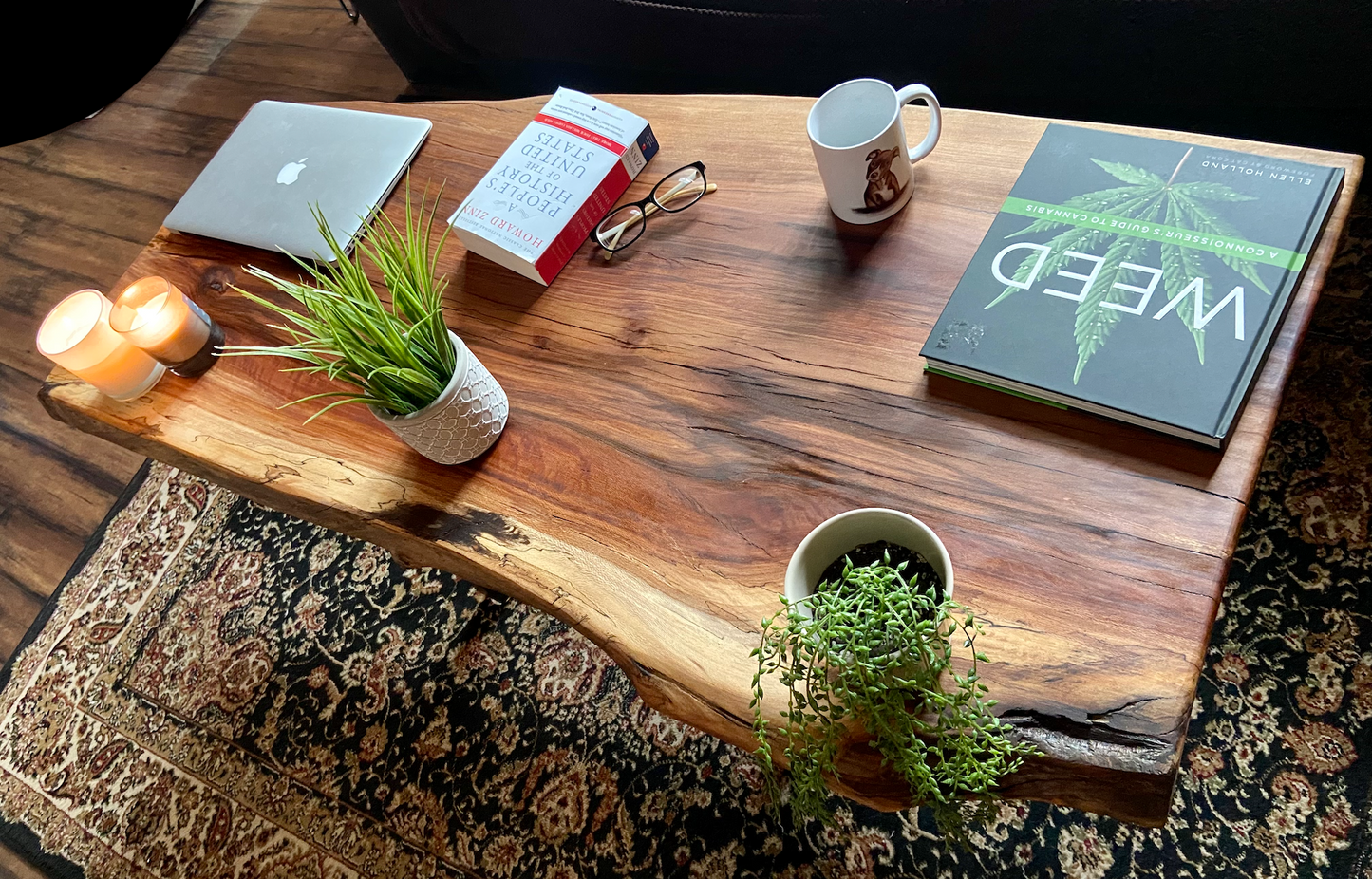 Large Live Edge Spalted Maple Sycamore Table|Natural Wood Coffee Table|Live Edge Coffee Table|Live Edge Sycamore Table|Large Coffee Table