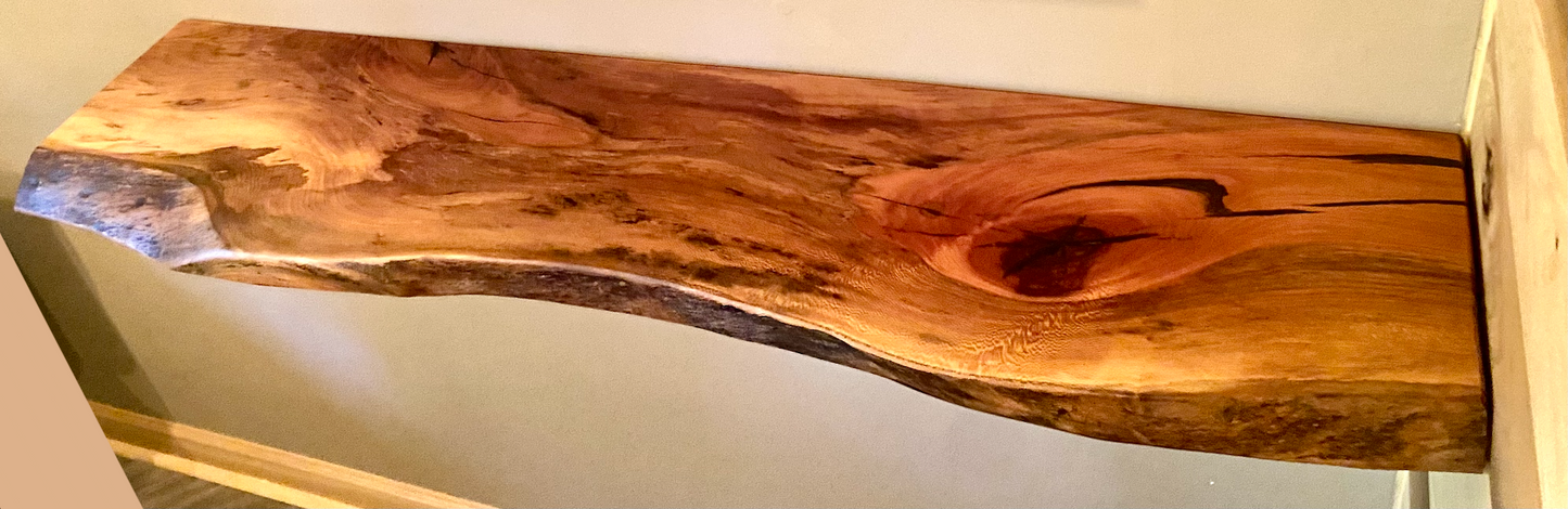 Beautiful Sycamore Floating Shelf