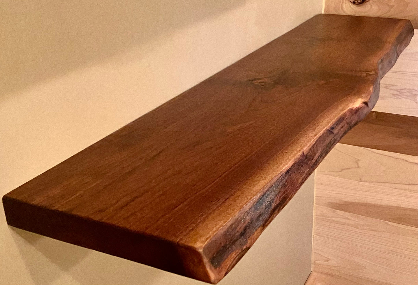 Black Walnut Floating Shelves (SOLD)