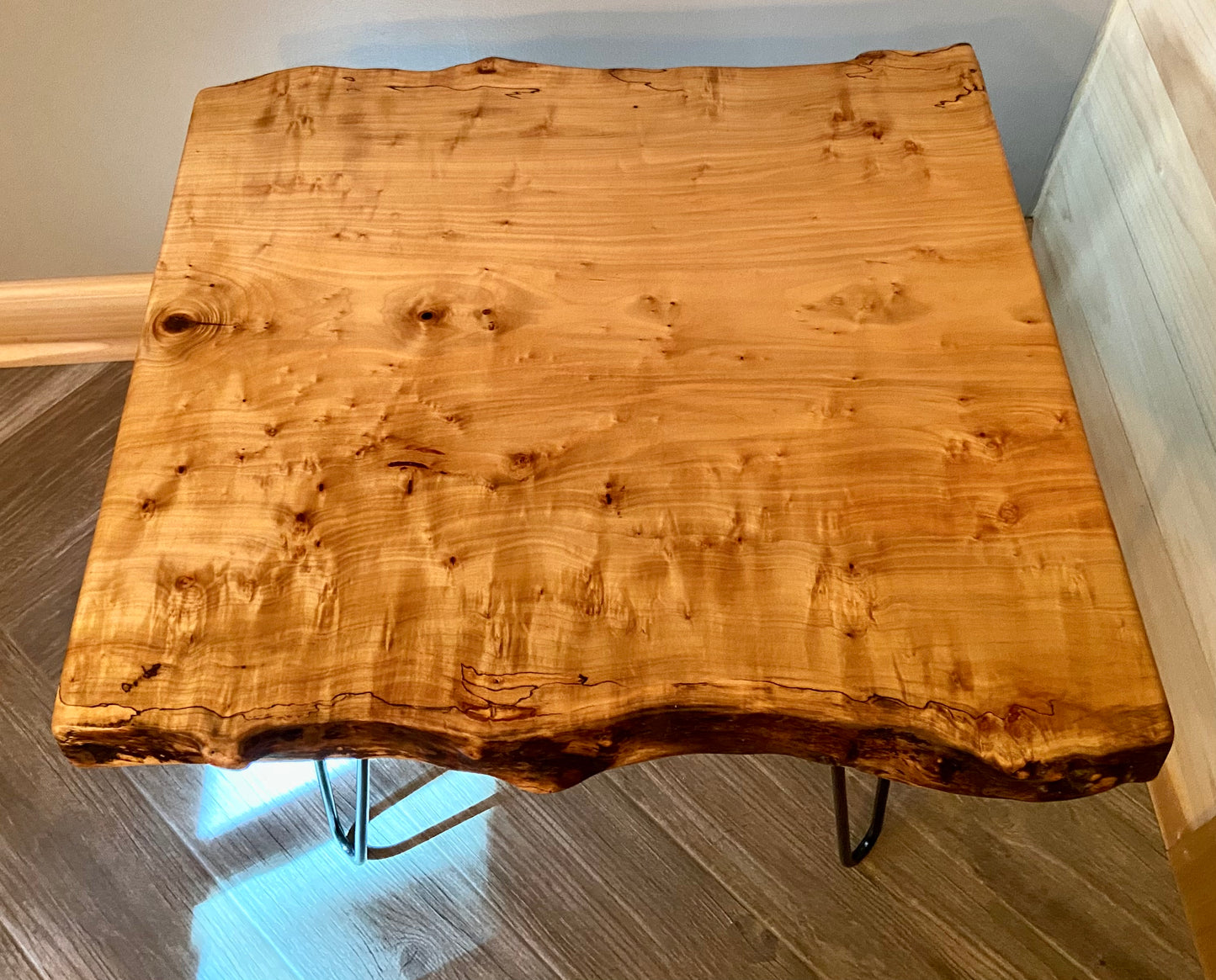 Waterfall Coffee Table with Matching Side Tables Set