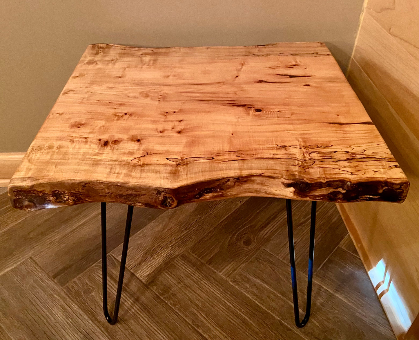 Waterfall Coffee Table with Matching Side Tables Set