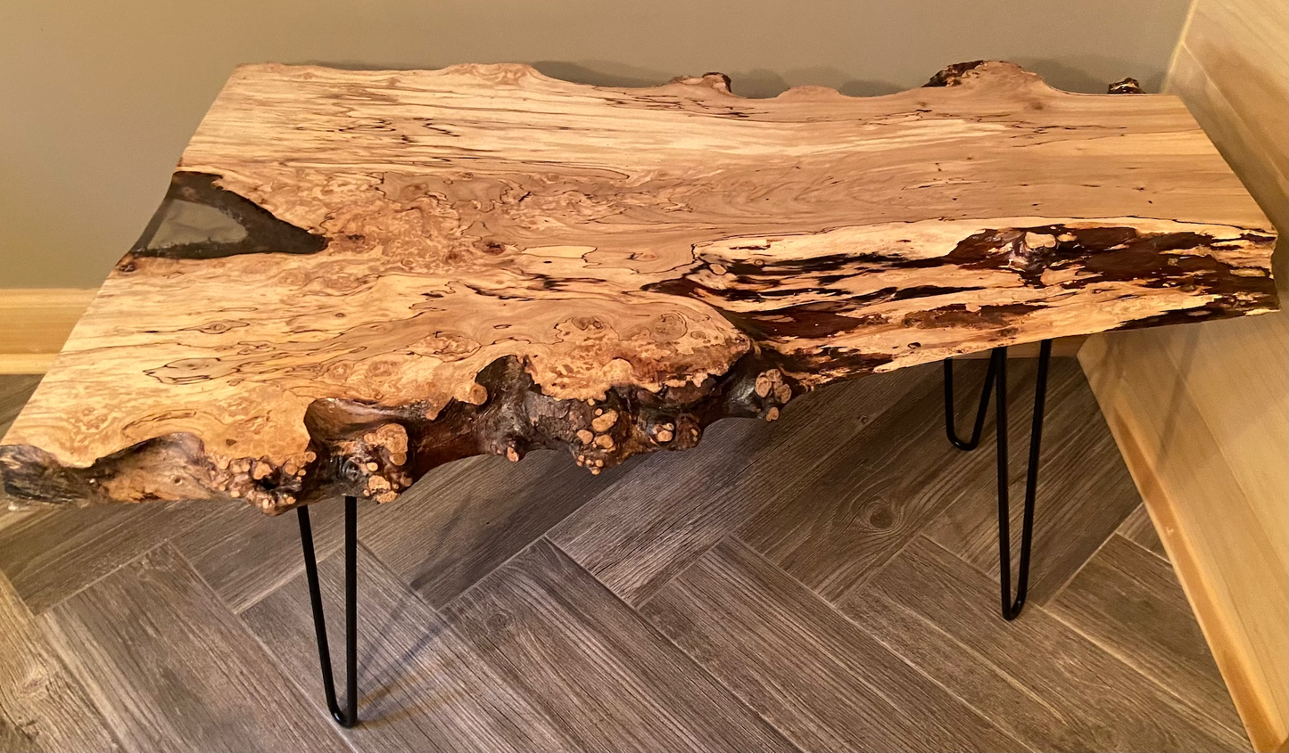 Forked Spalted Maple Table