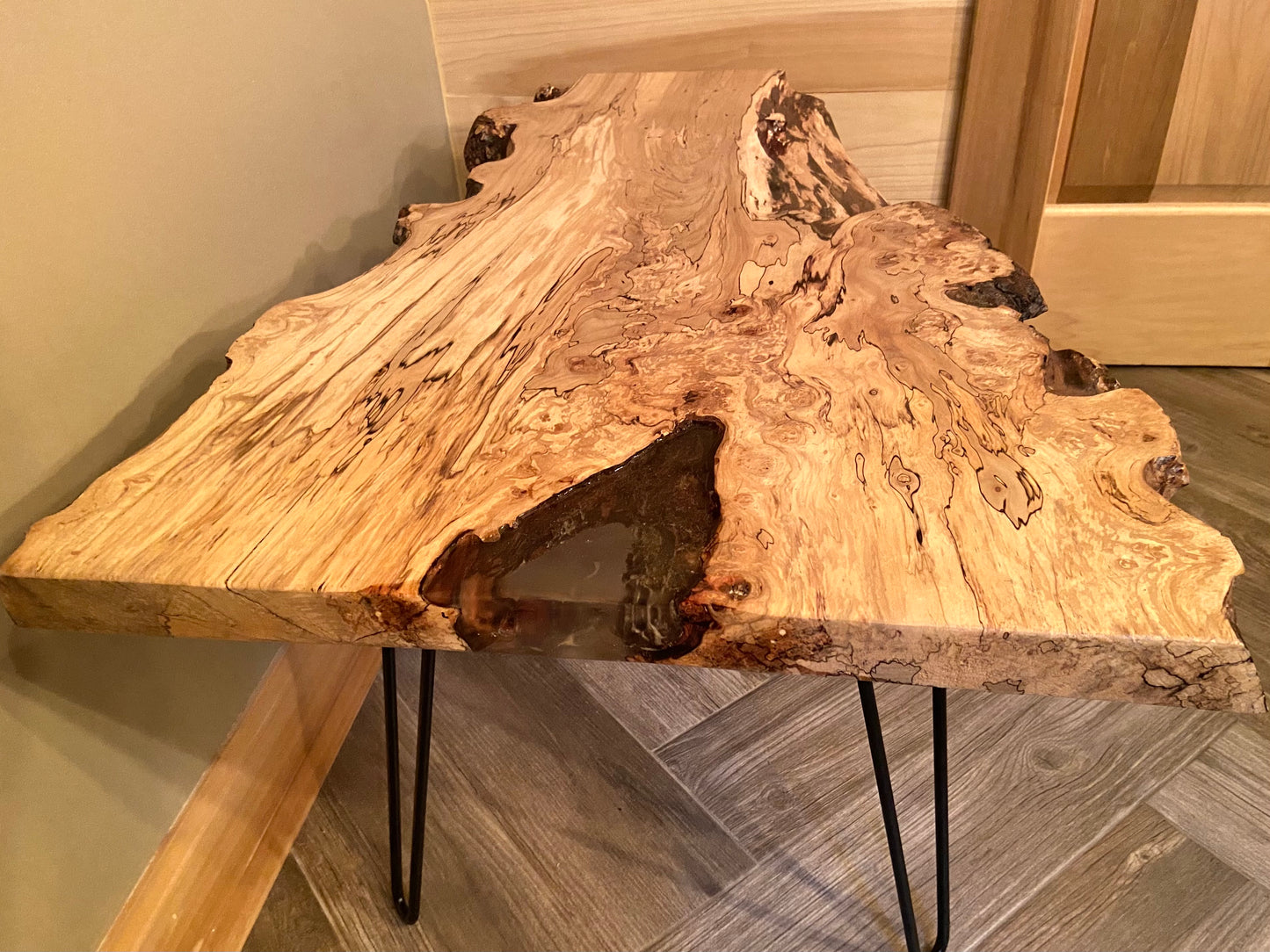 Forked Spalted Maple Table