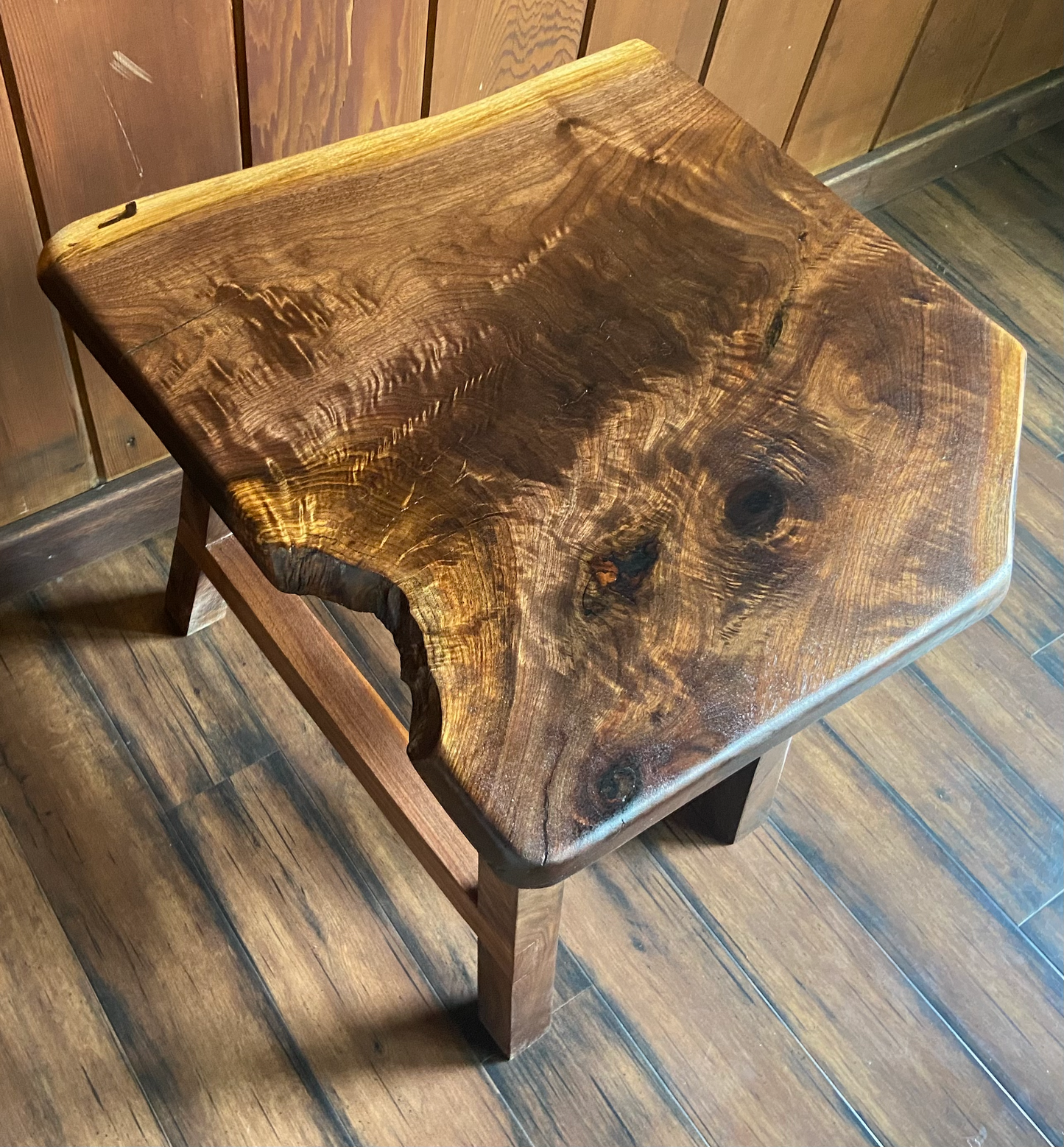 Small Walnut Table Loaded with Natural Character