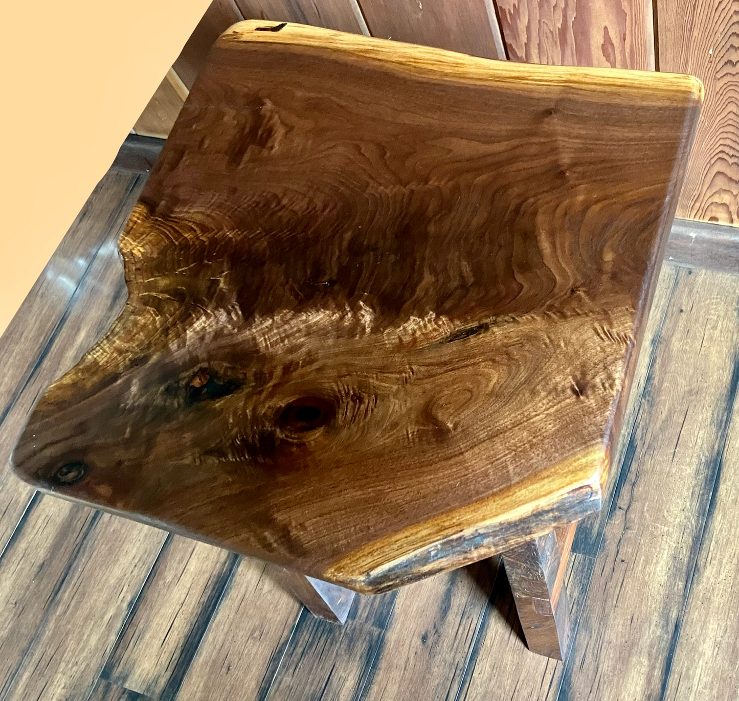 Small Walnut Table Loaded with Natural Character