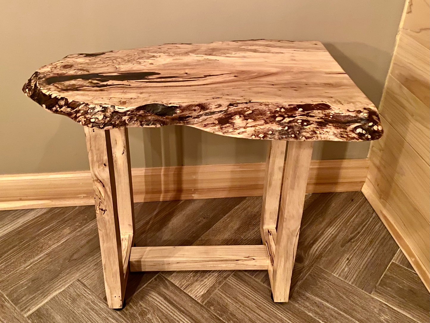 Spalted Maple End Tables Set (SOLD)