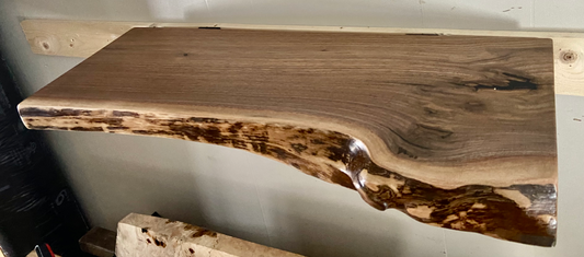 Black Walnut Floating Shelves (SOLD)