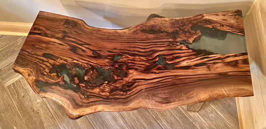 Gorgeous Aged Walnut Wood with Epoxy Part 1 (SOLD)