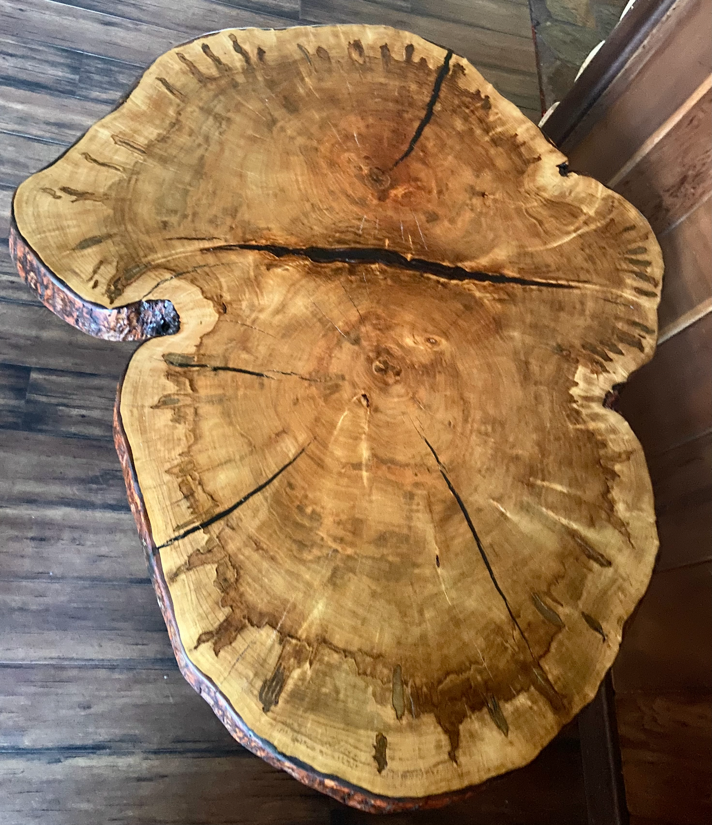 Large Ambrosia Maple Wafer Coffee Table