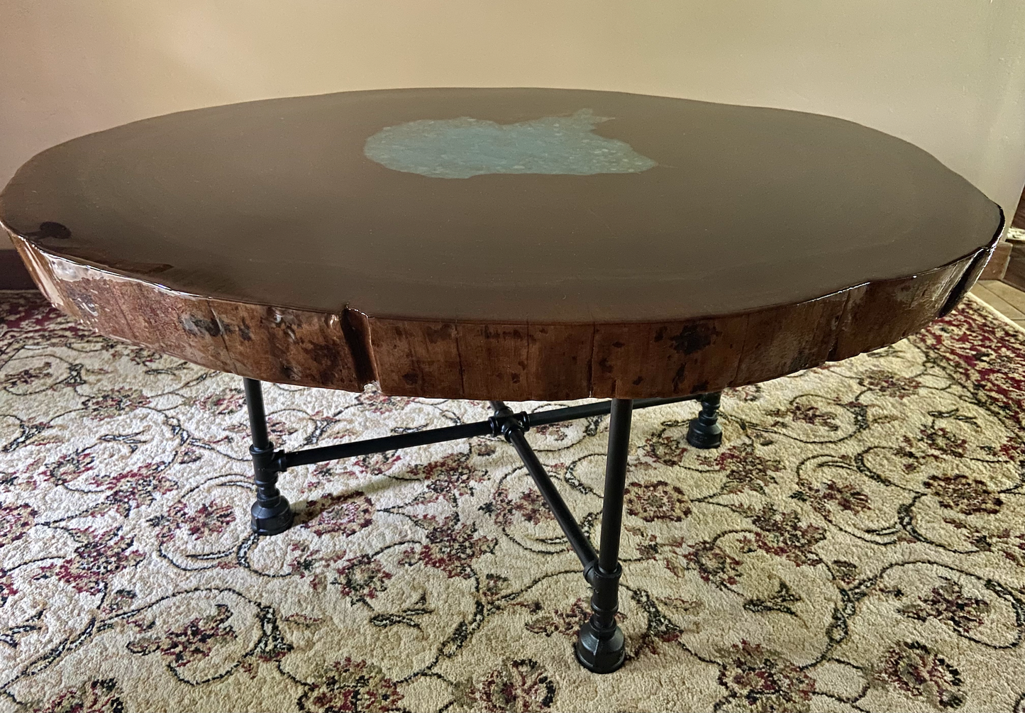Walnut Wafer Table (SOLD)
