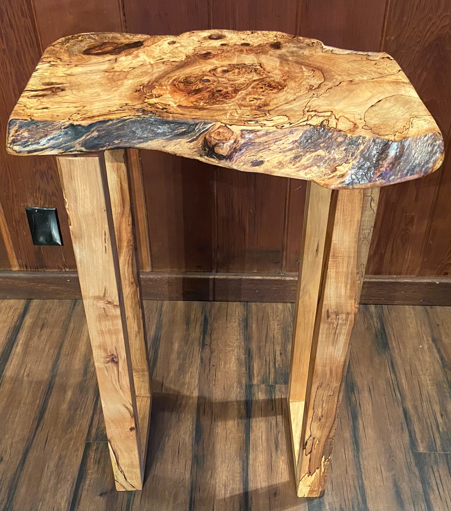 Large Set: Custom Spalted Maple Bookcases and Tables Sets (And Coasters Too!)