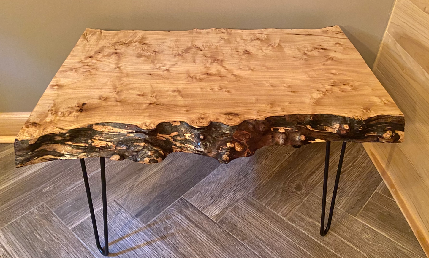 Spalted Maple Console Table and End Table Set (SOLD)