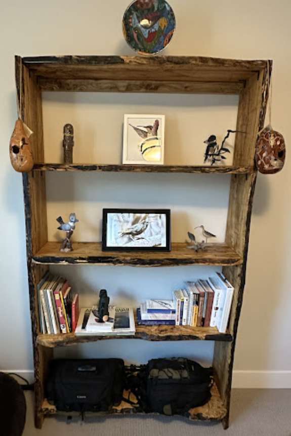 Large Set: Custom Spalted Maple Bookcases and Tables Sets (And Coasters Too!)